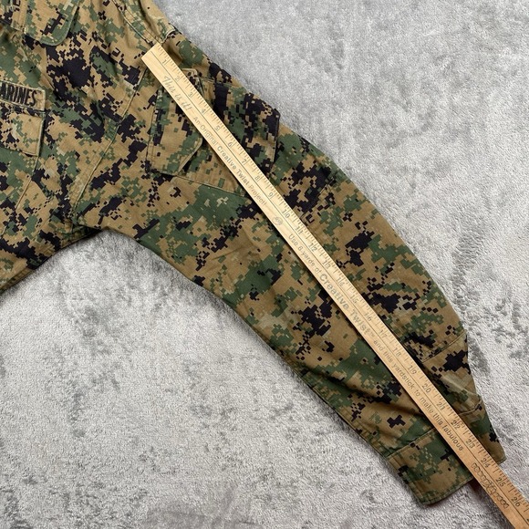 Military Shirt Sz M USMC Marine Combat Blouse Woodland Marpat Digital Camo MCCUU - Picture 13 of 15